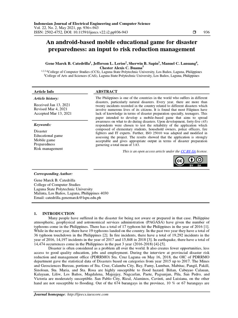 An Android Based Mobile Educational Game Pdf