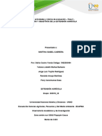 ODILIA CASTRO YONDA - 1062083494 - Guía de Actividades y Rúbrica de Evaluación - Fase 2 Conceptos y Objetivos de La Extensión Agrícola - 303016 - 32 - Extension Agrícola 12 de Marzo