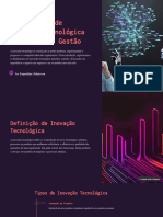 Fundamentos de Inovacao Tecnologica Aplicados Na Gestao