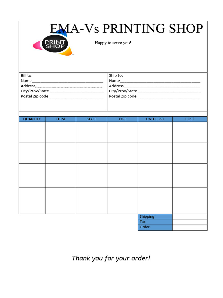 Invoice Table Emma L. Vetorin | PDF