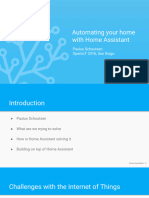 OpenIoT 2016 - Automating Your Home With Home Assistant