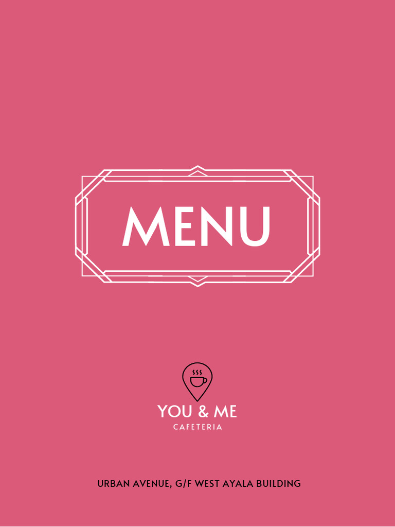 New Menu You&me | PDF