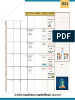 Catequesis September 2023 Monthly Planning Calendar