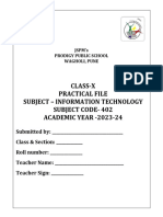 GRADE 10 PRACTICAL FILE - To Print - IT