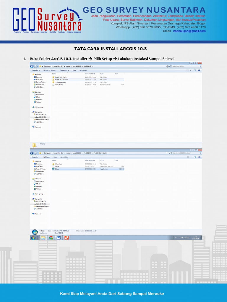 Cara Install Arcgis 10.3