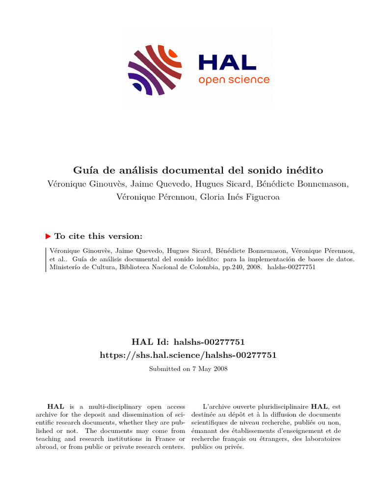 Guia de Analisis Documental 08-02-08 | PDF | Francia | Perú