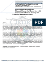 Benefits and Challenges of Using Voice-Controlled Smart Glasses For Hands-Free With Gesture Control, Visual-Enhanced Picking and Inventory Management Tasks