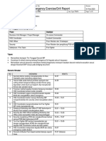 Drill Report - Fire Response Simulation - 20230717