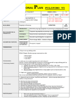 Instructional Plan Filipino V1-Cot 1 Panghalip