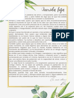 Carta de Presentación Documento A4 Acuarelas Ramas Naturales Fondo de Papel Verde Dorado y Blanco