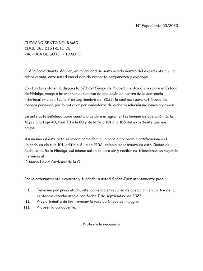 Sentencia Interlocutoria | PDF