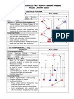 Materi Lanjutan Sentuhan Pertama Dan Passing U 12 SD 15