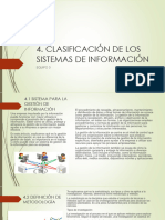 4.clasificacion de Los Sistemas de Informacion .Equipo 3