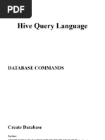 Hive Query Language