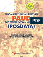 Download Buku Pedoman PAUD POSDAYA by Dadang Setiawan SN67678673 doc pdf