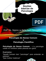 Slides Noções básicas de Psicologia