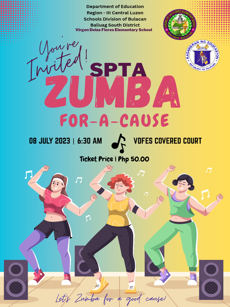 Zumba Invitation PDF