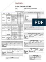 PED 026 Assesment Form