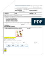 Evaluación Unidad 1 Matemática Cuarto