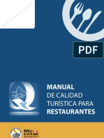 Manual Calidad para Restaurantes