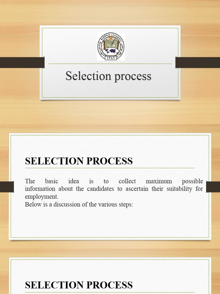 Understanding Trade Tests in Selection | PDF