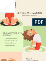 Orange Green Illustrative Mindfulness Activity Education Presentation 
