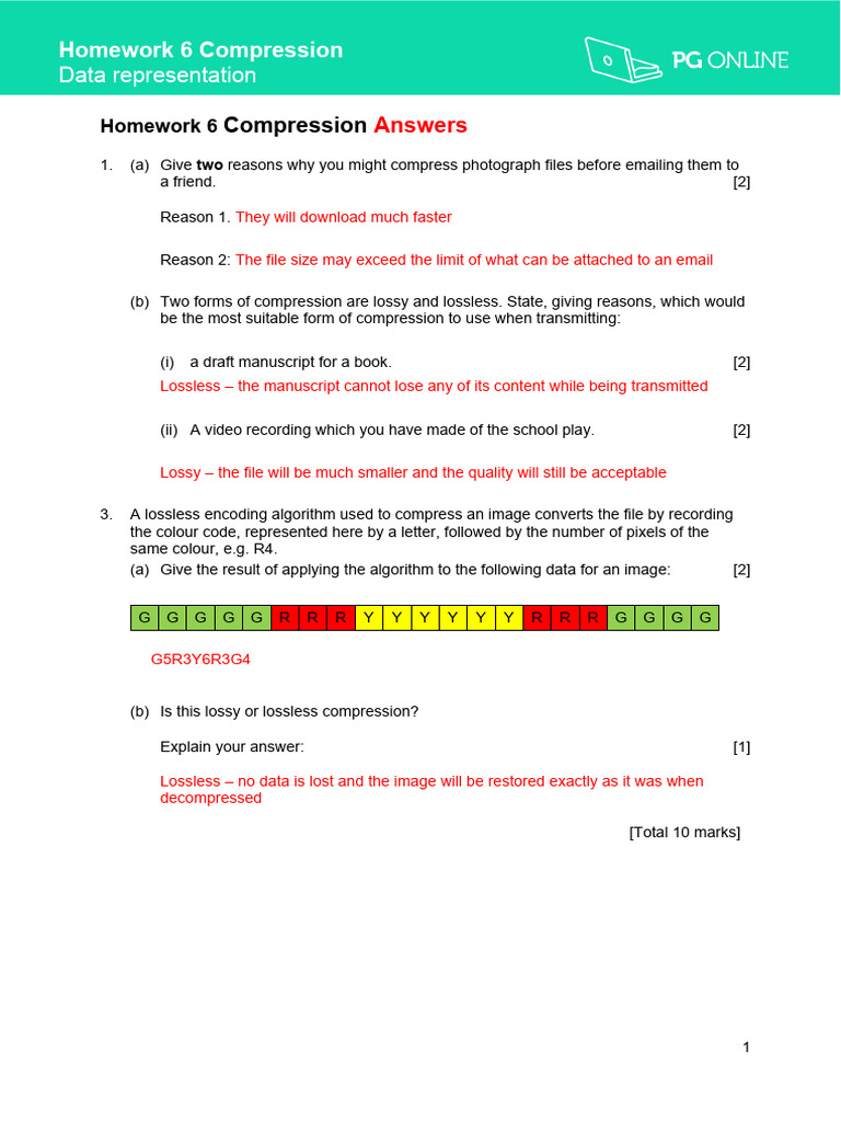 Data Representation Homework 6 Answers | PDF