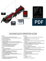 CW10K40 Quick Operation Guide