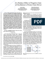 A Novel Method To Reduce Effect of Negative Gate Voltage Spike and Oscillation To Protect Gate Driver