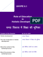 HVPE 0.1 Holistic Devl & Role of Edu