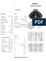 LA18 18 Inch Woofer 18NW100