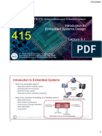 EEE415 Week08 Embedded Systems