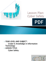 Lesson Plan Cyber Safety