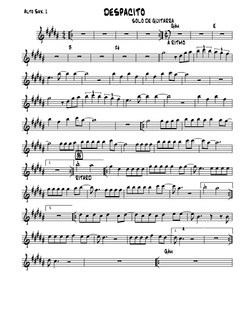 11 DESPACITO Alto Sax. 1 PDF