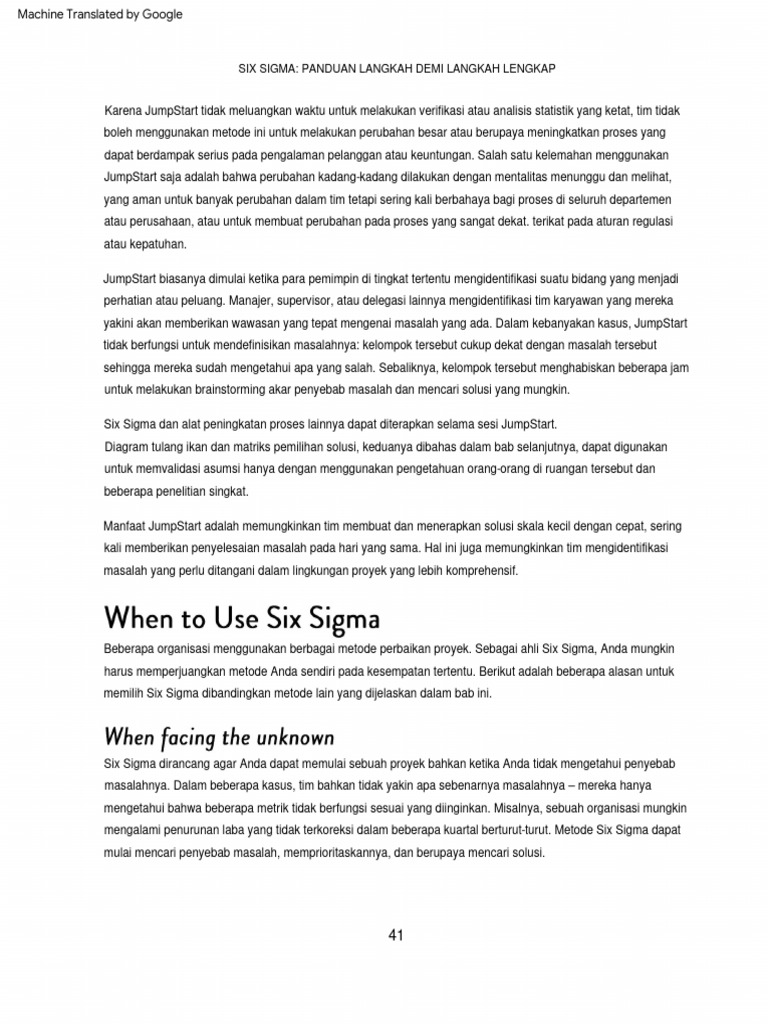 Six Sigma A Complete Step by Step Guide 42 43 | PDF | Pengembangan Diri