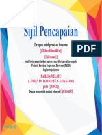 Sijil Pencapaian: Dengan Ini Diperakui Bahawa