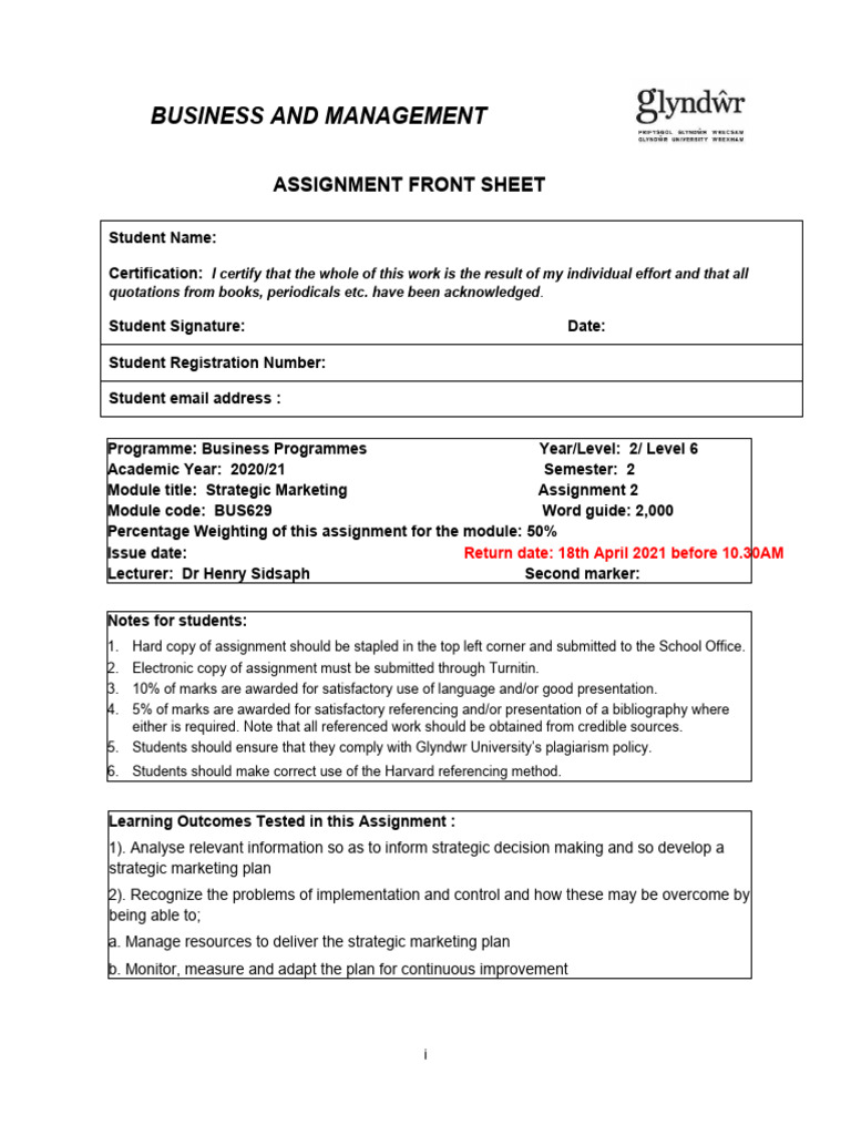 Strategic Management | PDF