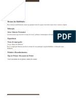 Resumo Das Habilidades: Grau / Data de Formatura