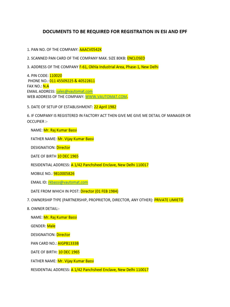 documents-to-be-required-for-registration-in-esi-and-epf-pdf