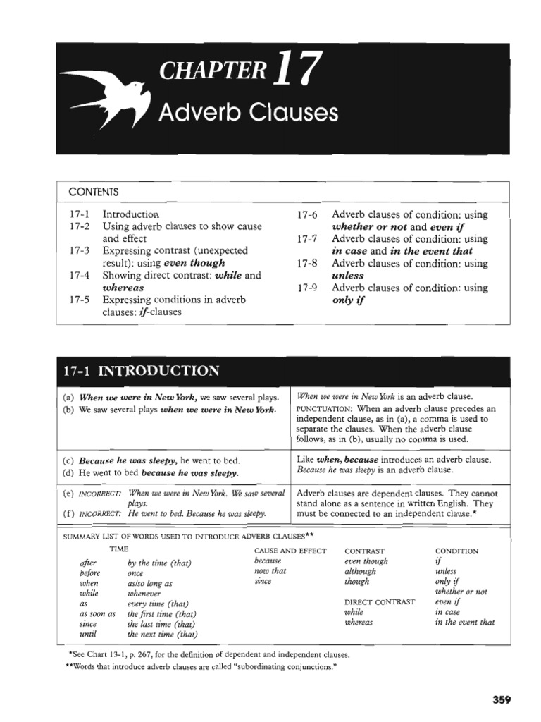 Pertemuan 6-Adverb Clause | PDF