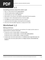 Lower - Secondary - Science - 9 - EL Worksheet Answers