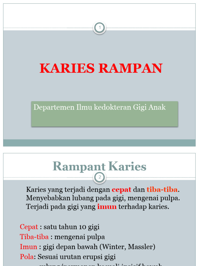 KARIES Rampan | PDF