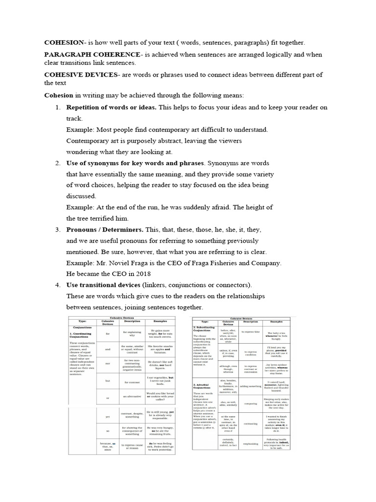 Understanding Cohesive Learning | PDF | Language Arts & Discipline ...