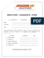 Aep Clearance Form