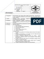 SOP Pemeriksaan Laju Endap Darah (LED)