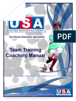 Team Training Coaching Manual - United Soccer Academy