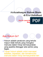 Pertemuan 1 Perkembangan Hukum Bisnis