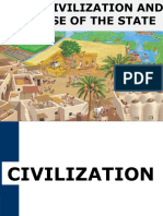 Early Civilization and The Rise of The State