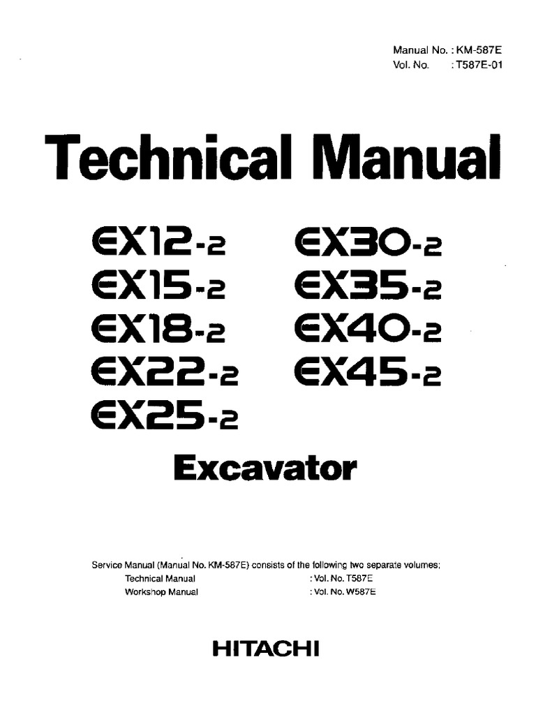 EX30-2 Technical Manual | PDF