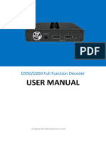 D350 Amp D260 Decoder User Manual V1